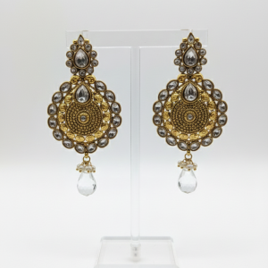 Heavy High-Quality Indain Kundan gold Polish Earrings