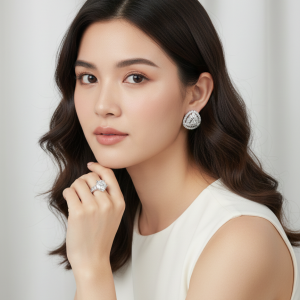 Aurielle Zircone Earrings premium quality