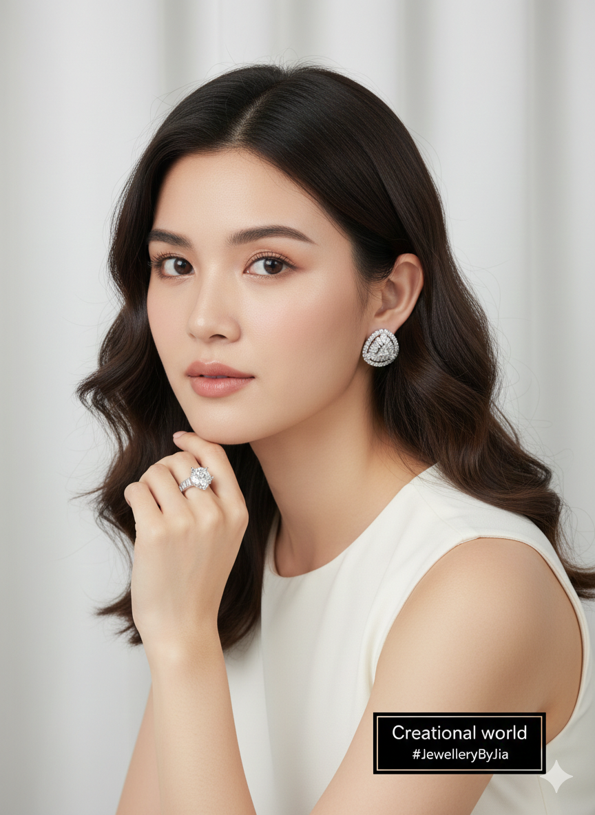 Aurielle Zircone Earrings premium quality