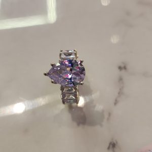 DropGlow 360-Zircon Ring